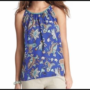Loft Paisley Halter Tank