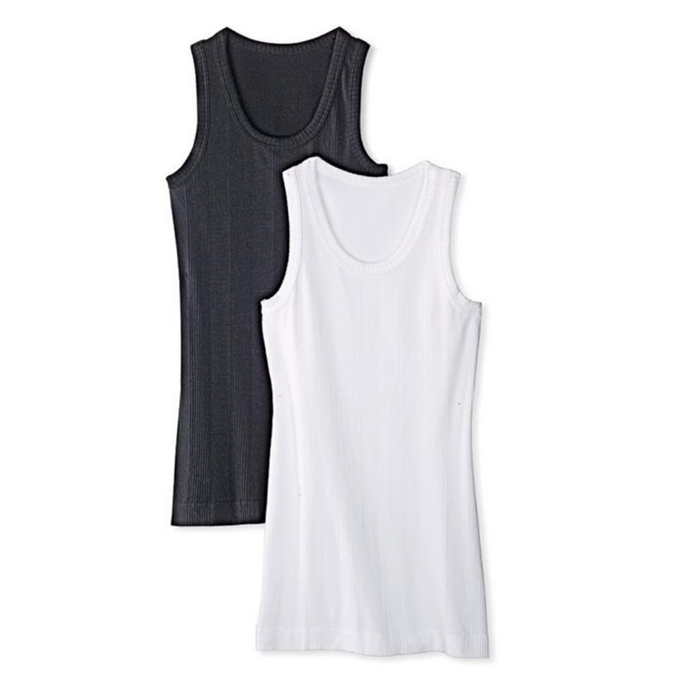 Body Illusions Ribbed Tank 2-Pack