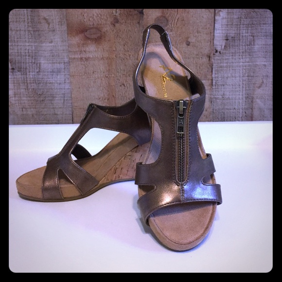 A2 By Aerosoles Shoes - A2 by Aerosoles Bronze Sandals