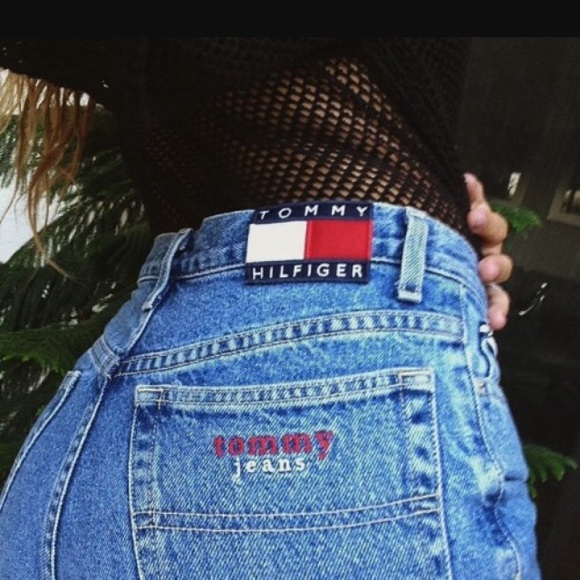Tommy Hilfiger Pants - Vintage 90's Tommy Hilfiger Jean Cut Off Shorts 7
