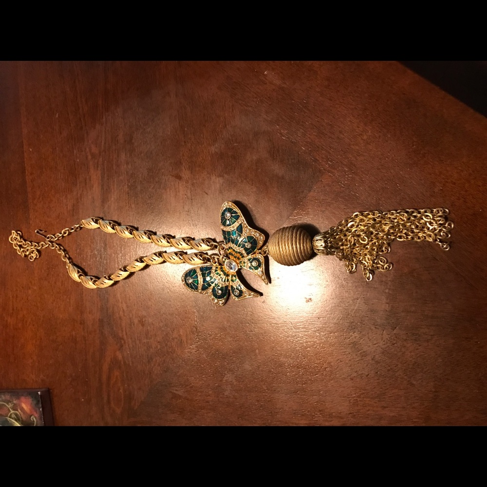 Cute necklace with butterfly