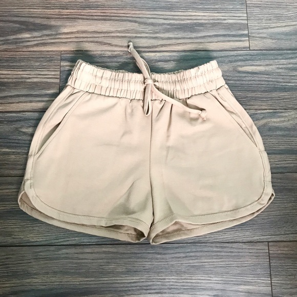 KYLA Tan Casual Shorts - Picture 2 of 8