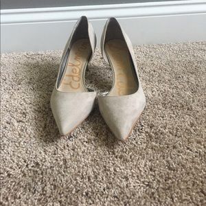 Sam Edelman Onyx Half d'Orsay Pumps - Grey - 8.5