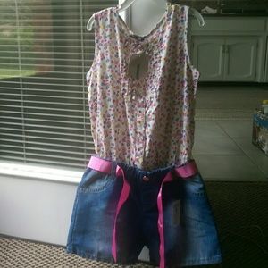 NWT beautiful girls romper - size 10