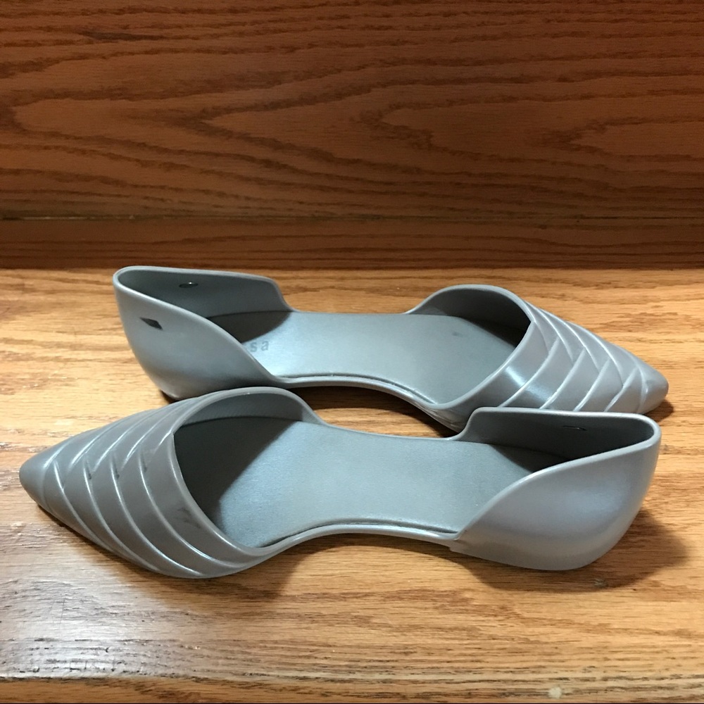 Petal Pointed Jelly d'Orsay Flat