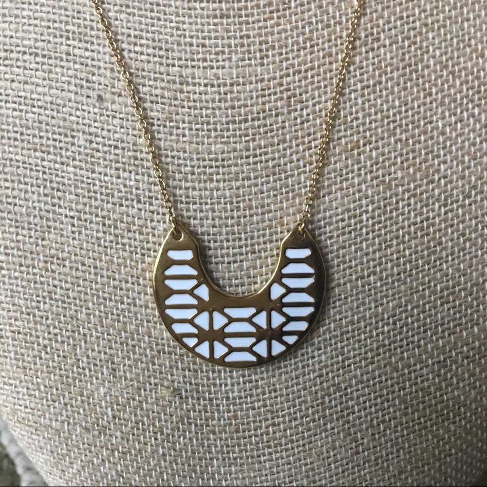 Enamel reversible necklace
