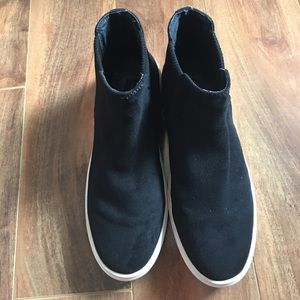 Steve by Steve Madden Black Booties/Sneakers.
