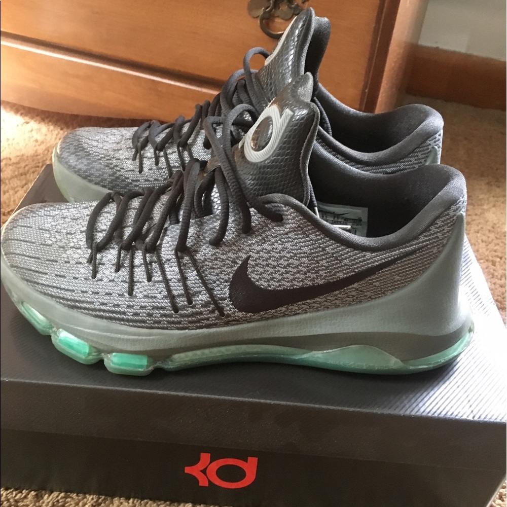 Nike KD 8 green grey 6 7 9 rare