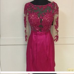 Mac Duggal Pink Short Cocktail Dress Size 4