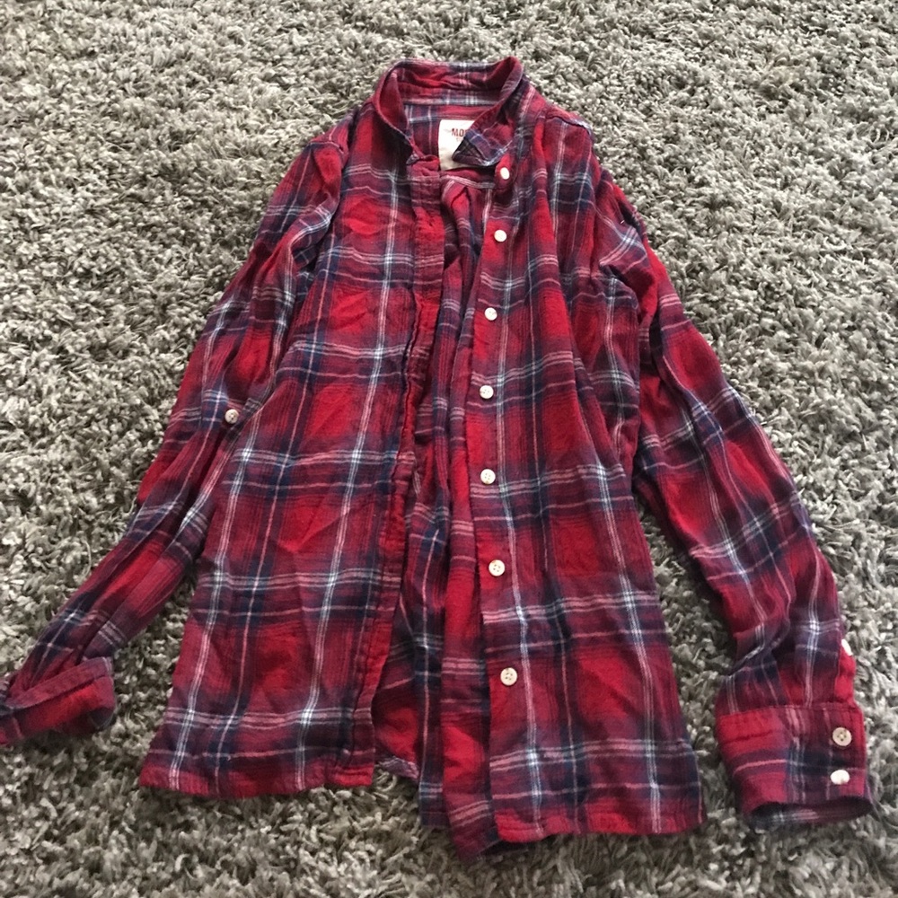 Red White and Blue Flannel
