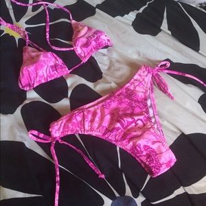 Pink bikini