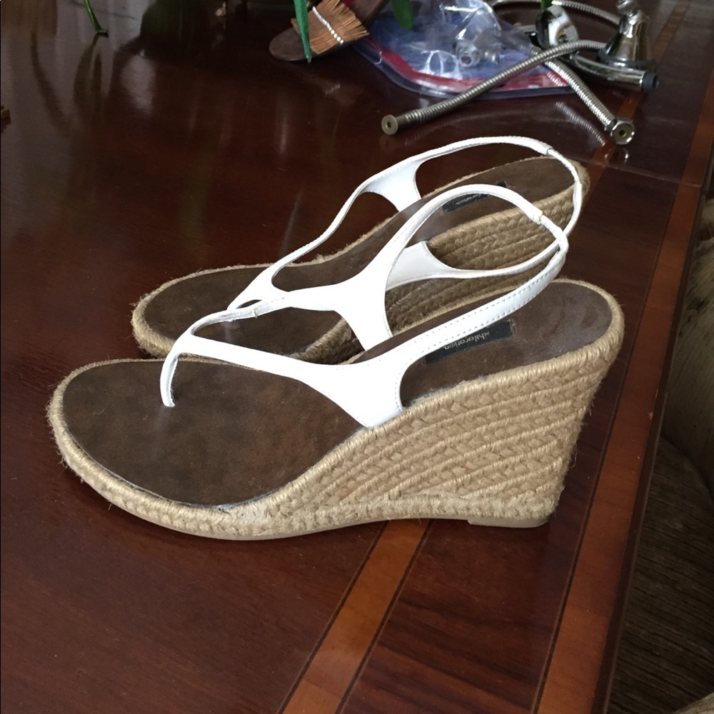 White wedge slides