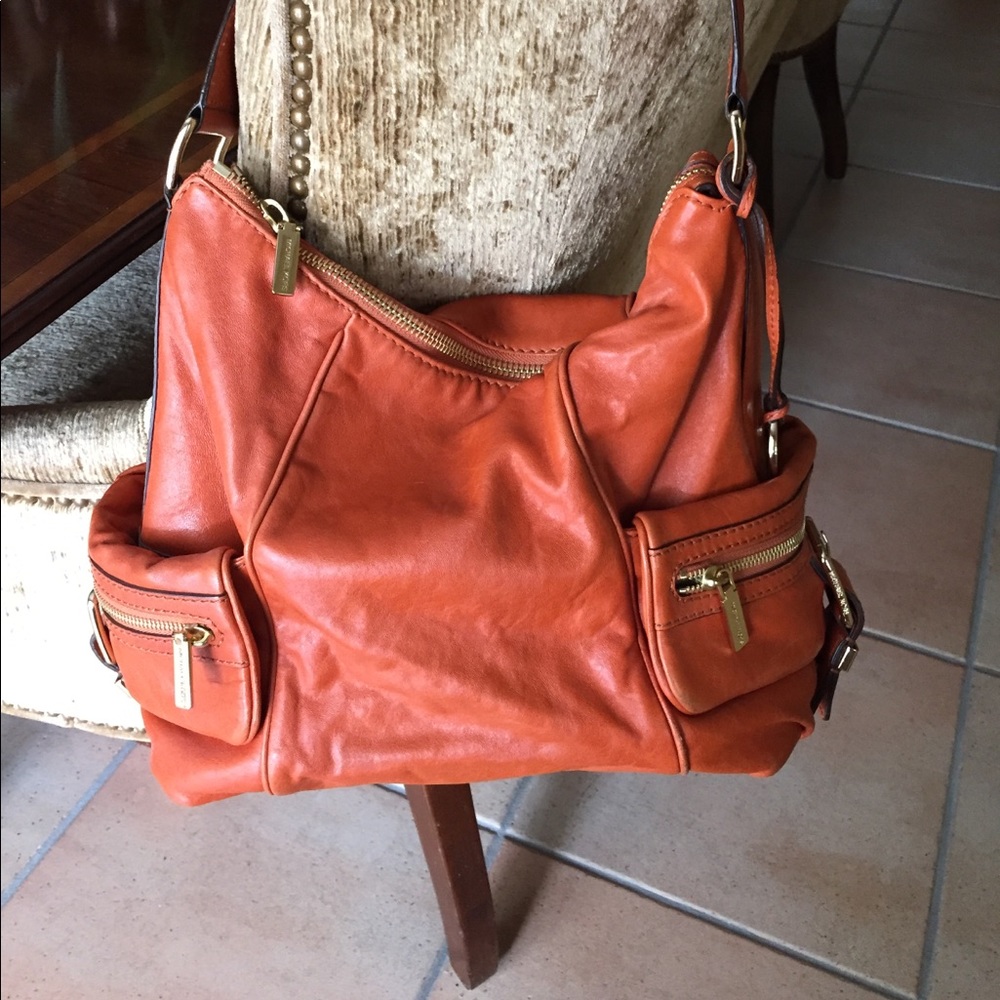 Michael Kors orange summer purse