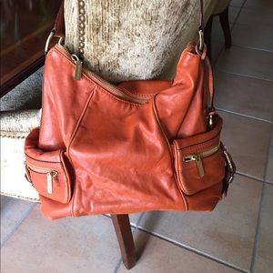 Michael Kors orange summer purse