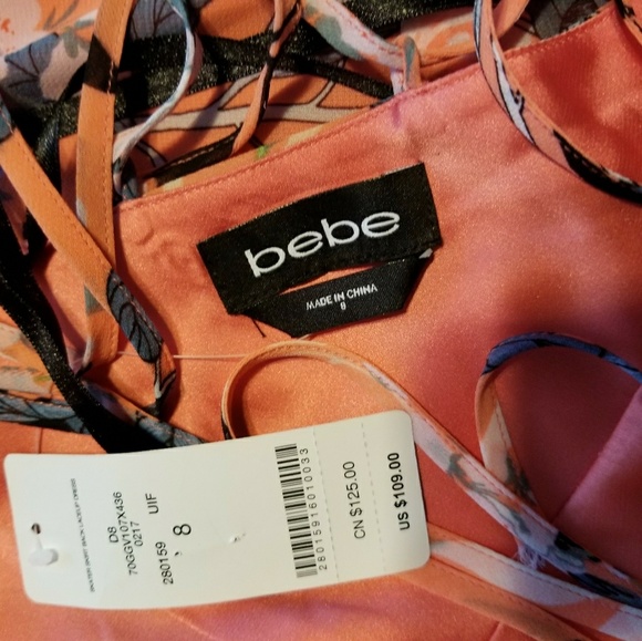 BEBE SKATER FLORAL DRESS - Picture 2 of 4