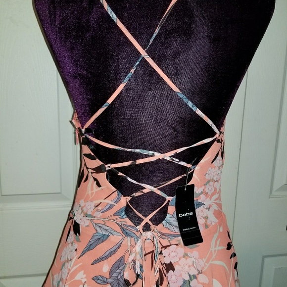 BEBE SKATER FLORAL DRESS - Picture 3 of 4