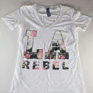 Iris & Navy LA Rebel Shirt Size Large
