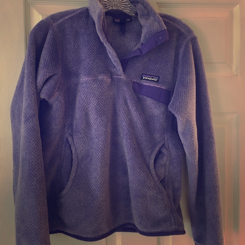 Purple Patagonia Re-Tool Snap-T® Fleece Pullover