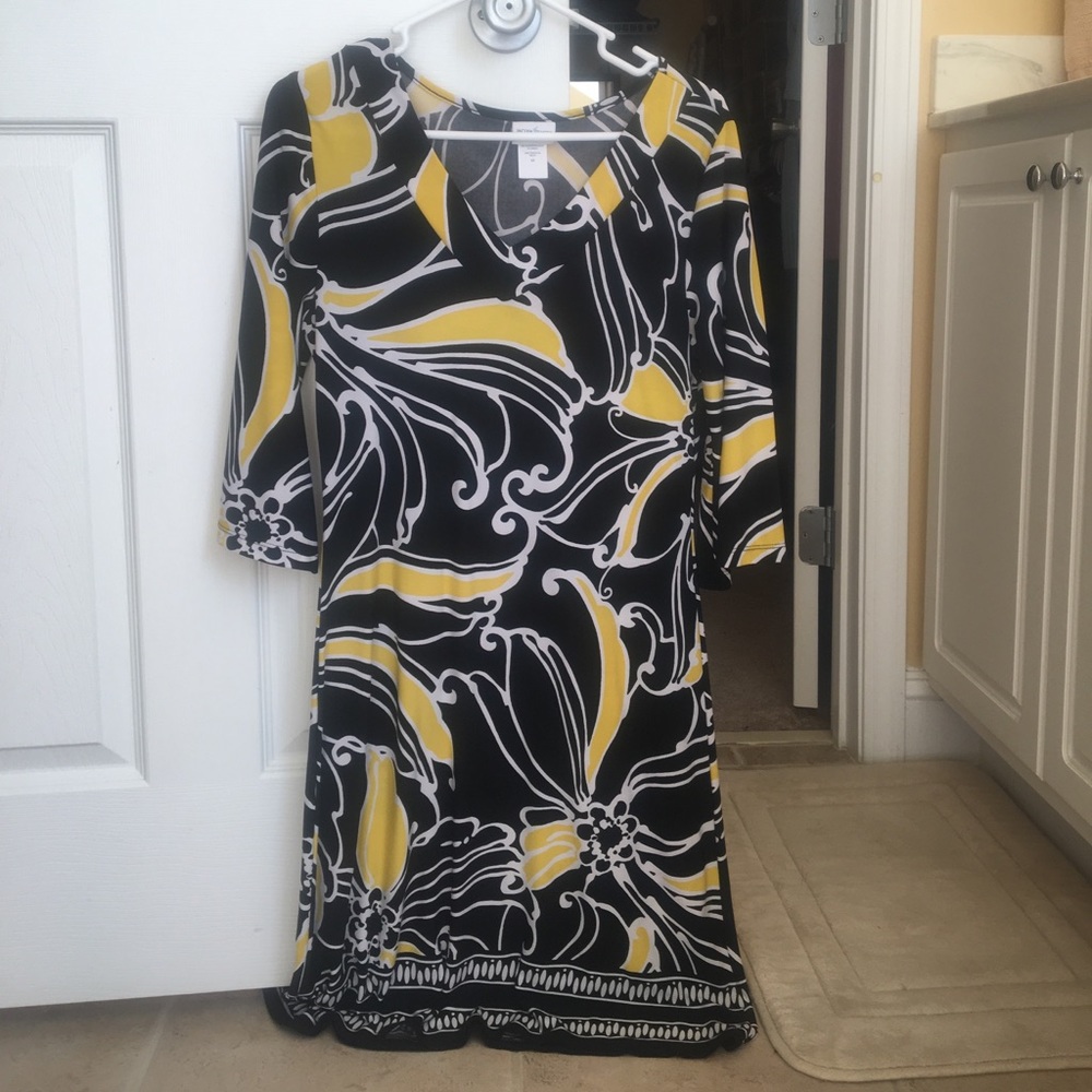 Yellow and black work dress!