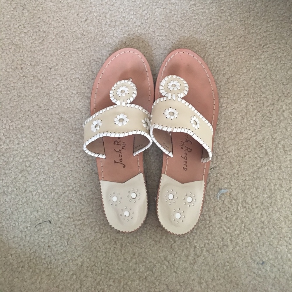 Women's Jack Rogers Beige/White