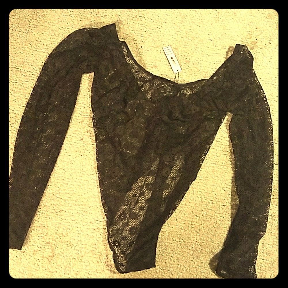 Victoria Secret all lace thong bodusuit