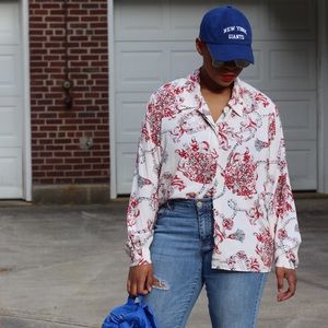 Paisley Vintage Woven Top