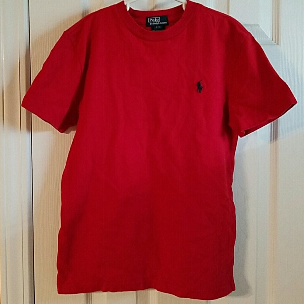 Boys Red Polo Shirt size 8 (small)