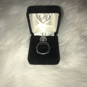 Brighton silver ring like new never worn .