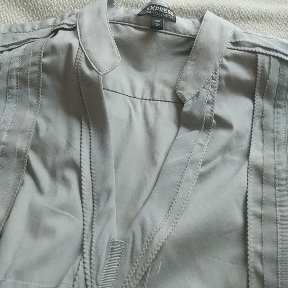 Gray Sleeveless Top