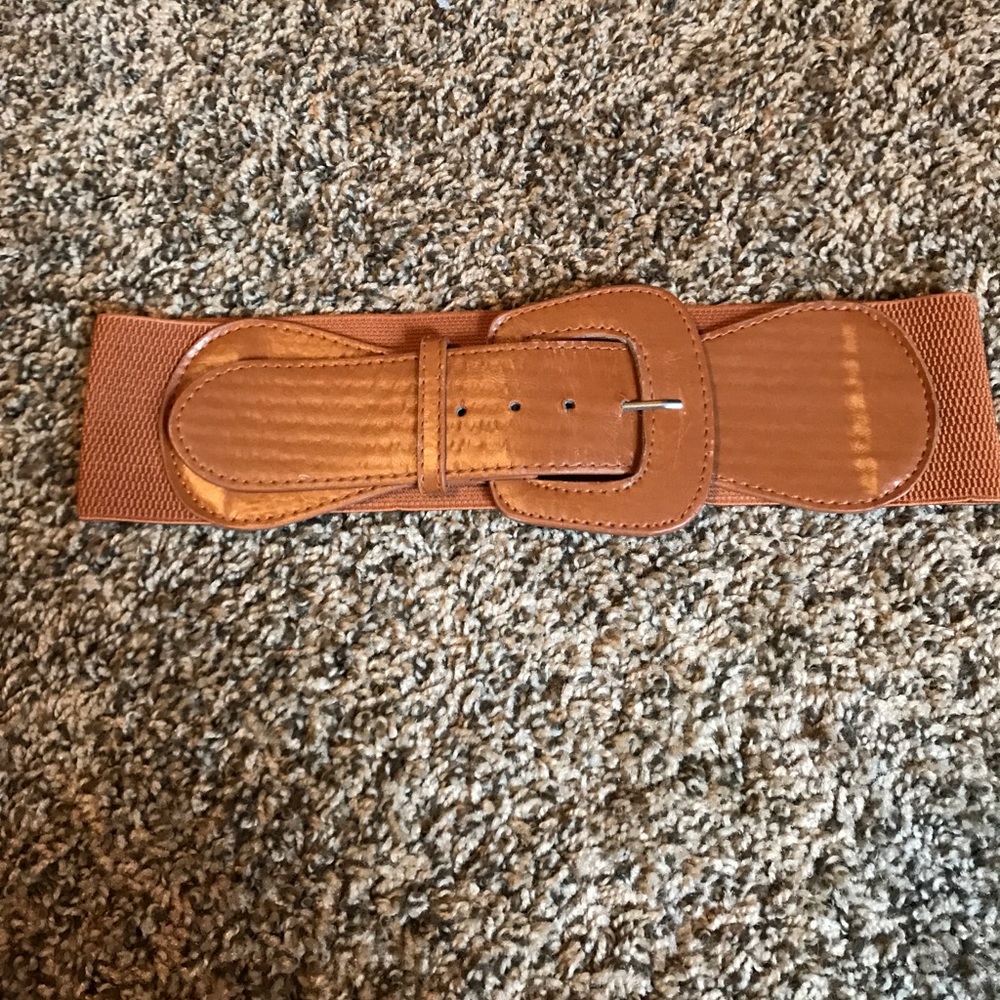 Brown thick belt