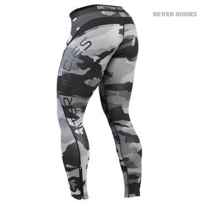 Better Bodies Gray Camo Leggings