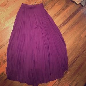 Alice and Olivia purple skirt