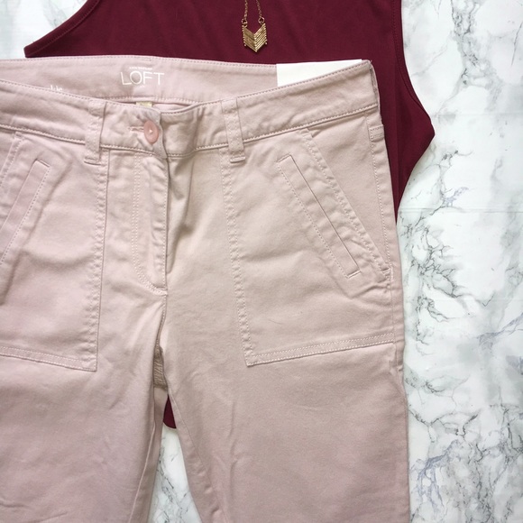 🖤Loft Pink Skinny Ankle Pant🖤 - Picture 3 of 8