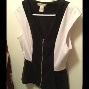 Arden B. Peplum blouse