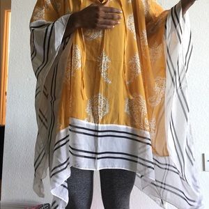 Swim - Yellow Paisley Print Caftan Swim - Yellow Paisley Print Caftan