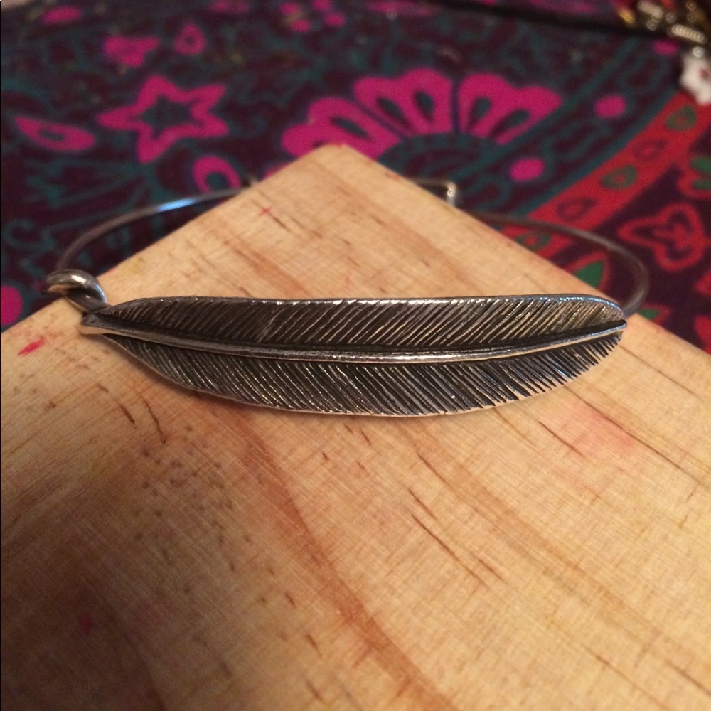 Alex & Ani Feather bracelet