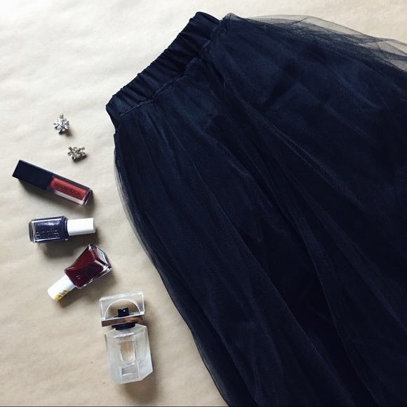 Boutique Dresses & Skirts - Black Tulle Tutu Skirt