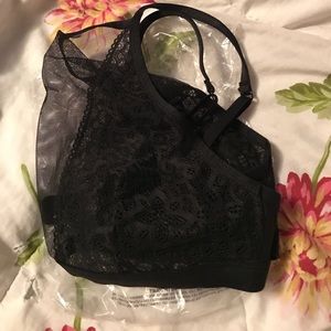 New! Victoria secret black lace bralette