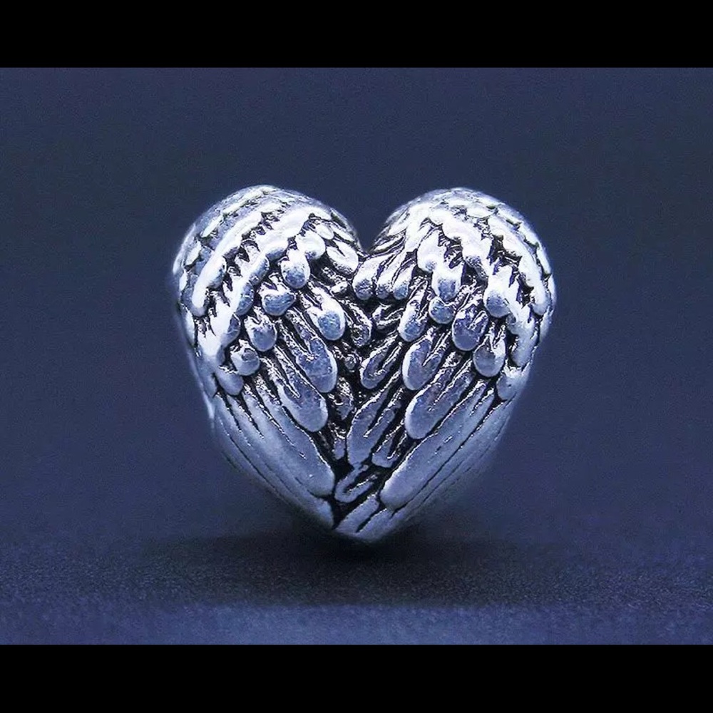 Silver Plated Heart Charm