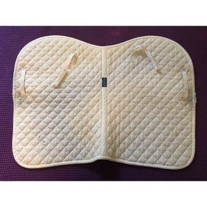 Dover English White Saddlepad