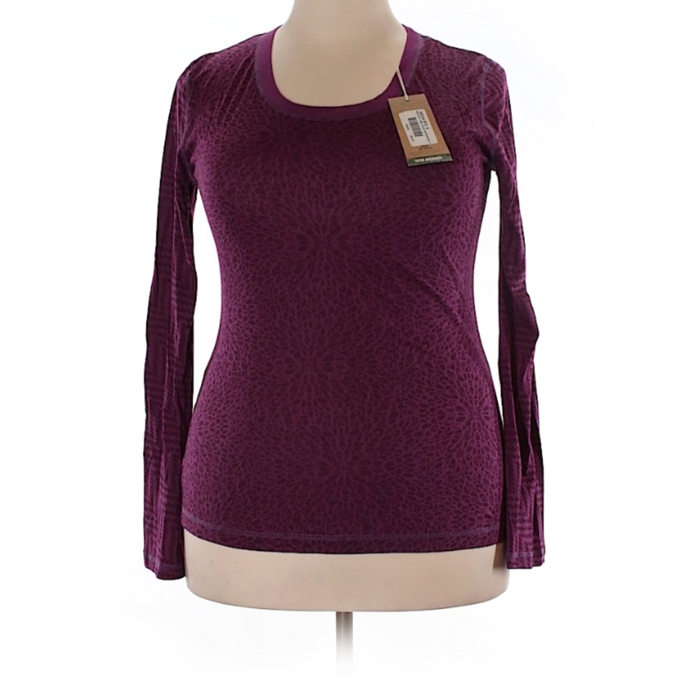 Prana long sleeve purple shirt XL
