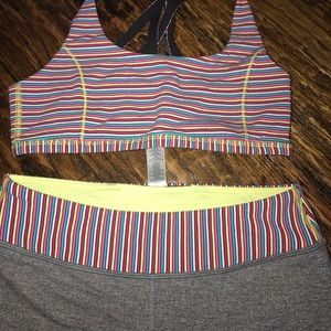 ivivva sportsbra & matching bottoms