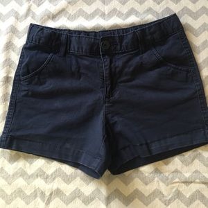 Girls Navy Shorts