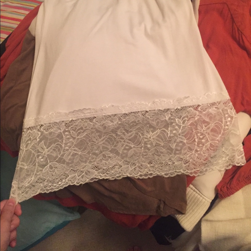 White tank top