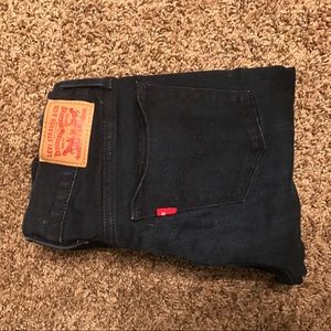 Dark Levi Strauss Jeans 710 Super Skinny