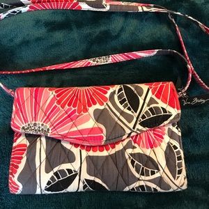 Vera Bradley cross body wallet.
