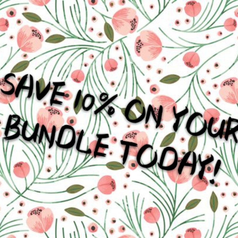 SAVE 10% on bundles with 2+items!