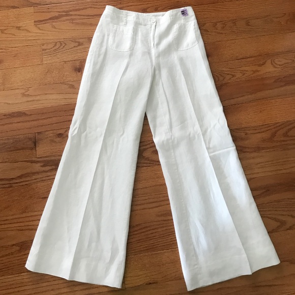 lucy & laurel Pants - Lucy & laurel white linen pants