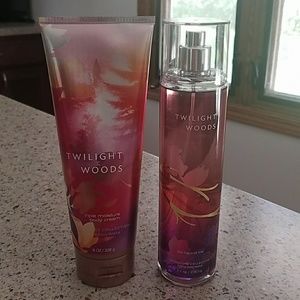 Twilight Woods Bath and Body cream and spray
