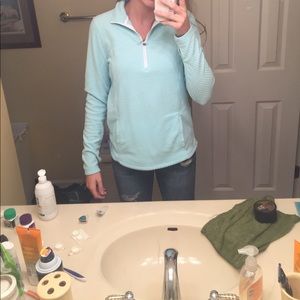 Turquoise 1/2 zip